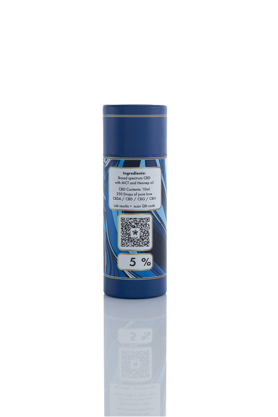 Full spectrum CBD Olie 5% (minder dan 0,2% thc)
