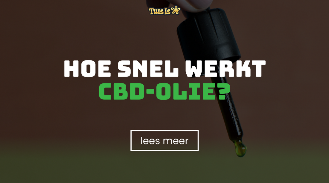 Hoe snel werkt CBD-olie?