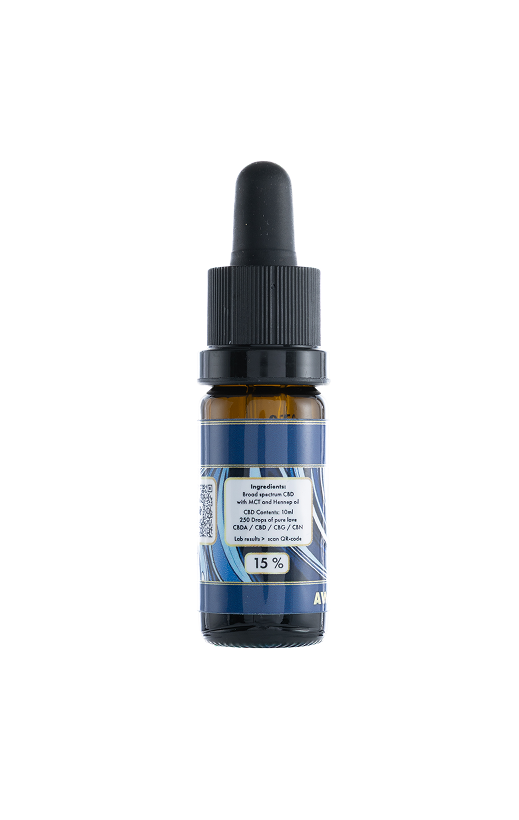 Full spectrum CBD Olie 15% (minder dan 0,2% thc)